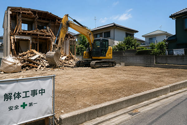 古家解体・土地整備